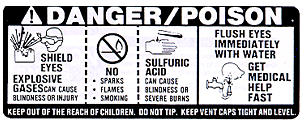 BCI Warning Label